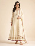 SAMPLE – Zoya Ivory Anarkali Set